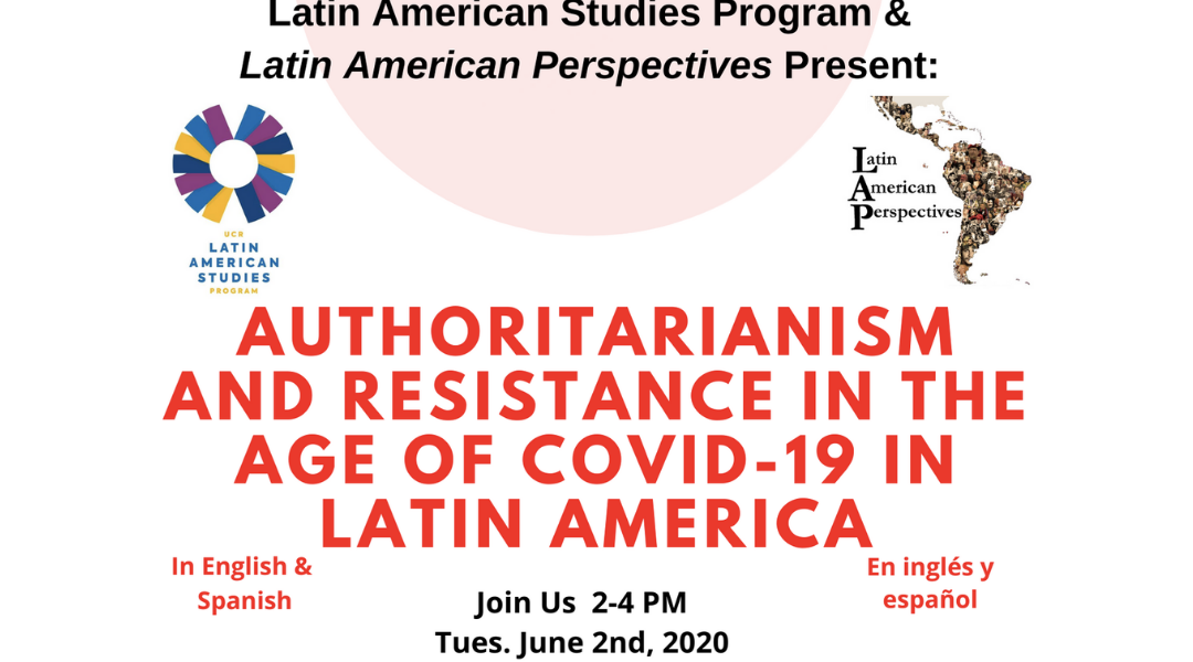 June 2: Authoritarianism & Resistance in the Age of COVID-19 in Latin America