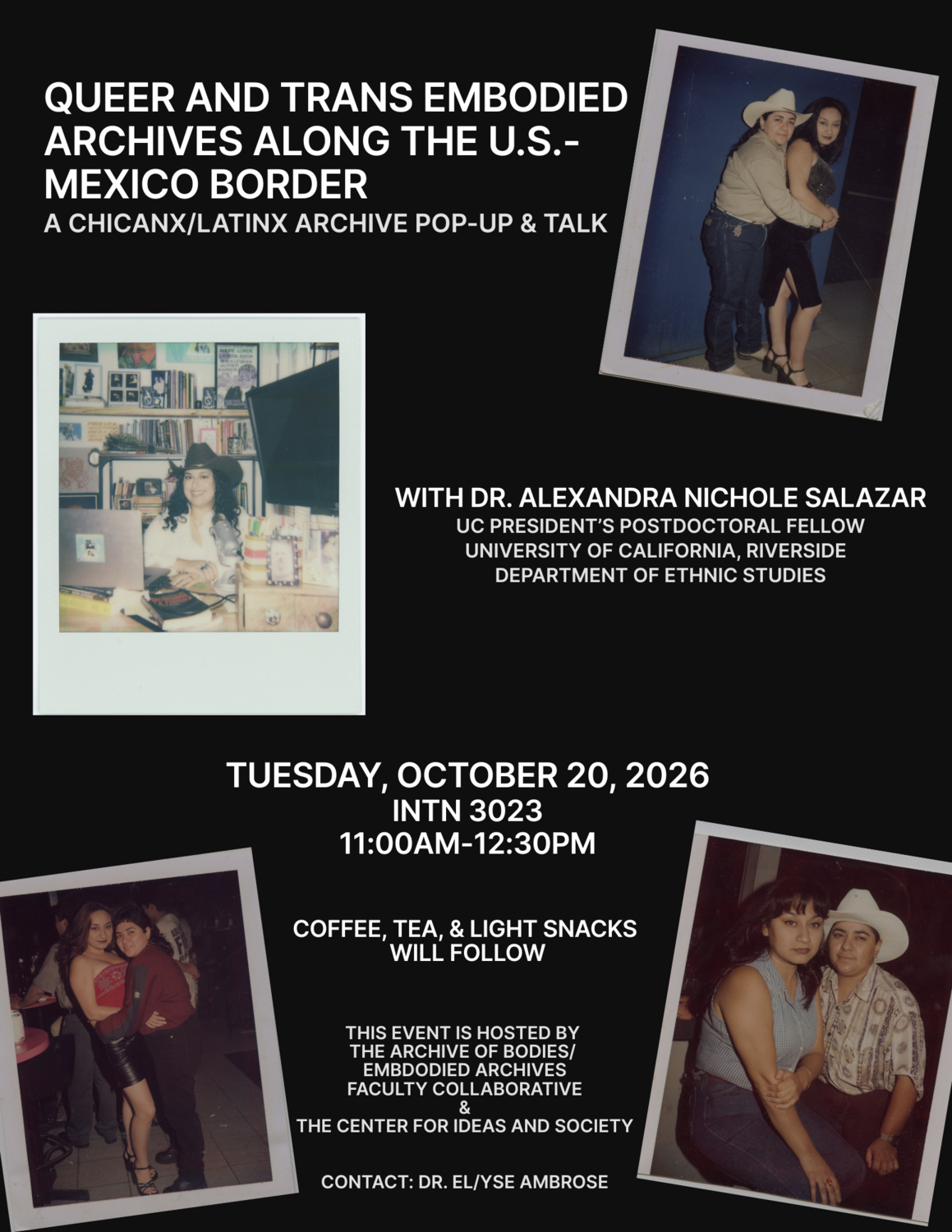 Alexandra Nichole Salazar: Queer & Trans Embodied Archives Along the U.S.-Mexico Border